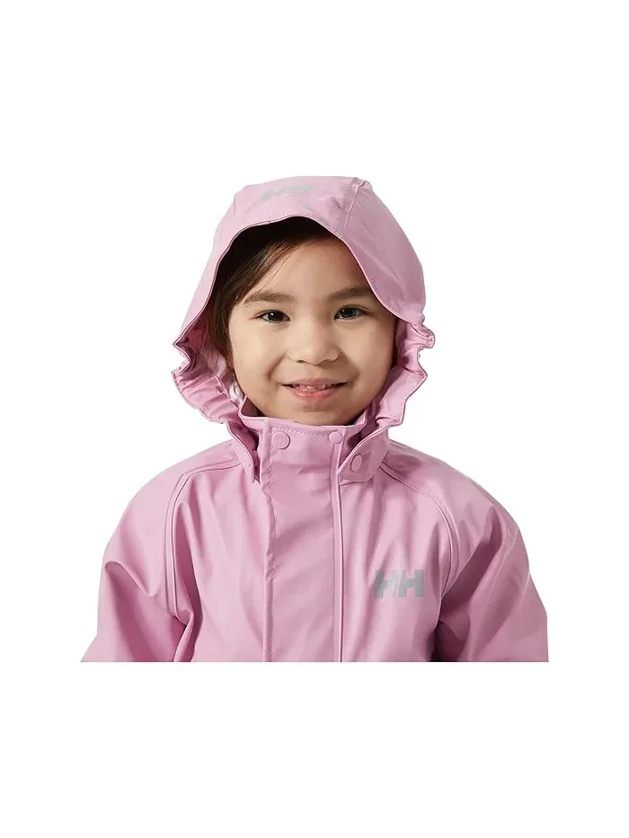 Дождевой костюм Bergen 2.0 Pu Rainset Helly Hansen Kids — изображение 4 из 5, розовый