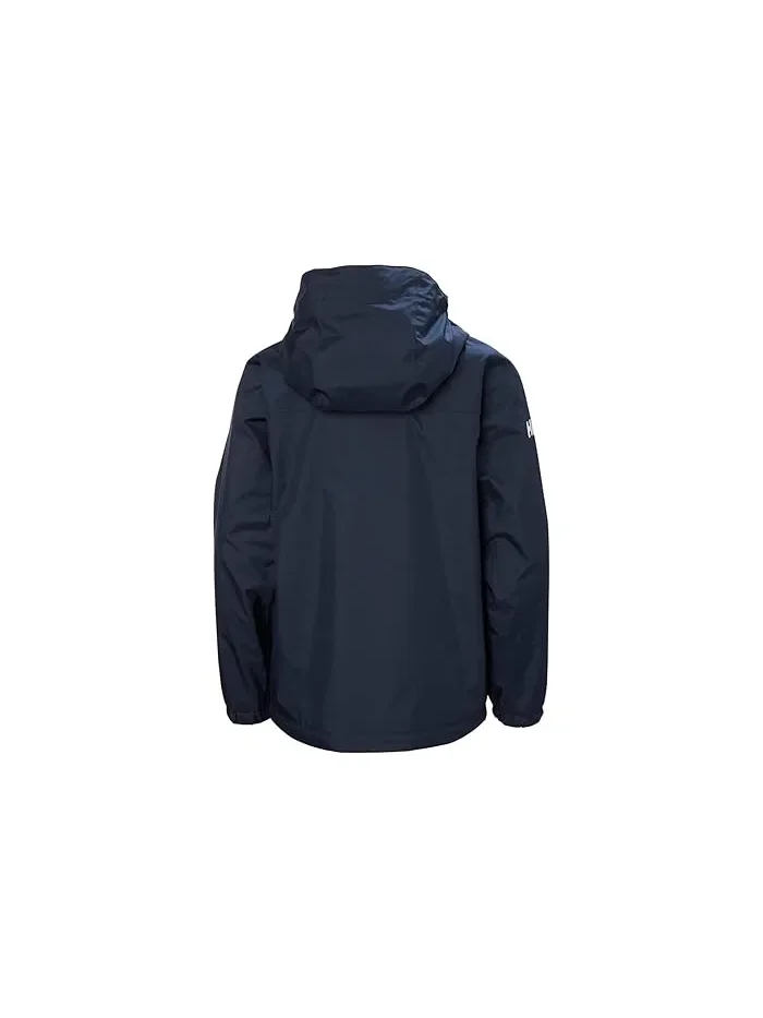 Куртка с капюшоном водонепроницаемая Crew Hooded Helly Hansen Kids — изображение 2 из 2, темно-синий