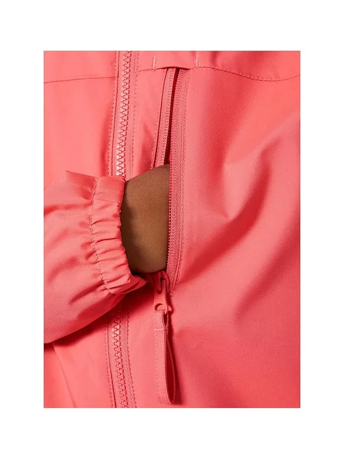 Куртка с капюшоном водонепроницаемая Crew Hooded Jacket Helly Hansen Kids — изображение 5 из 5, розовый