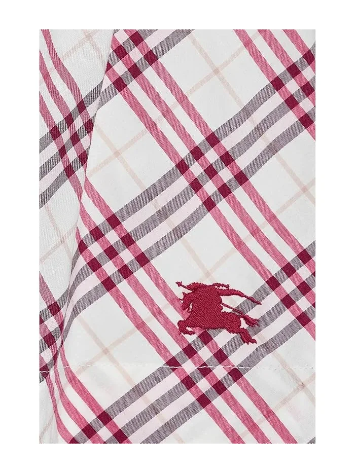 Платье Yvette Check Burberry Kids — изображение 3 из 3, баклажан