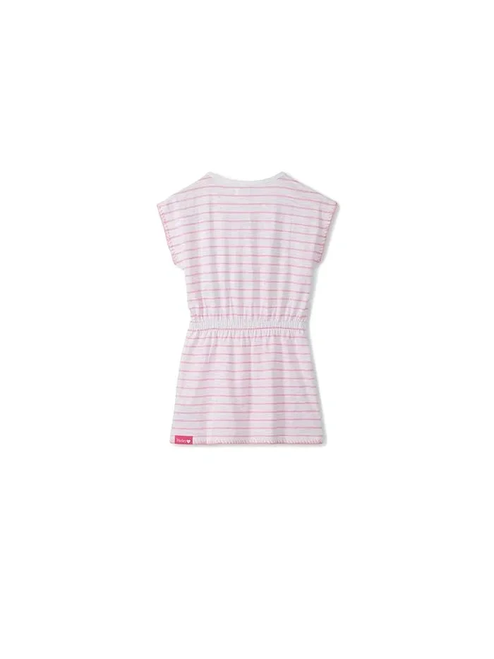 Платье с запахом в полоску Strawberry Stripes Hatley Kids — изображение 2 из 3, розовый