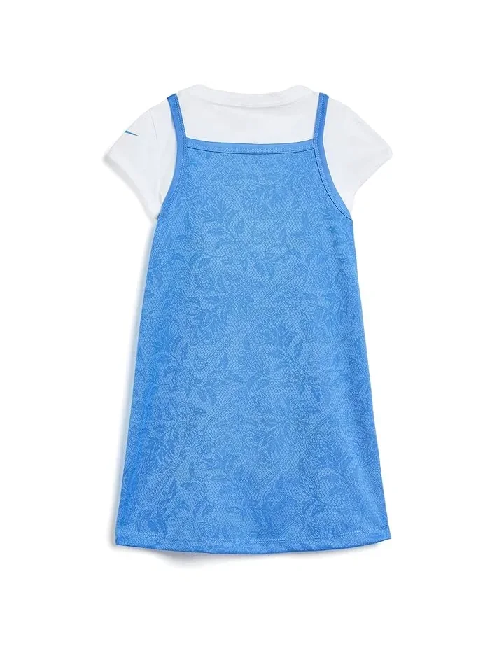 Платье с футболкой Nike Kids Lace it Up Dress — изображение 2 из 4, синий
