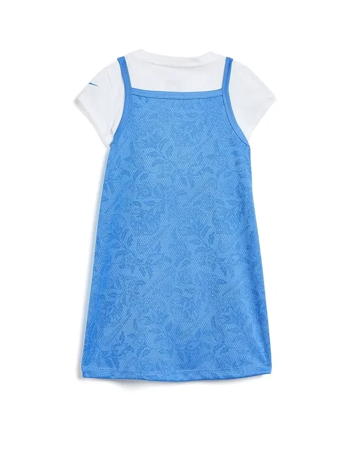 Платье с футболкой Nike Kids Lace it Up Dress — изображение 2 из 4, синий