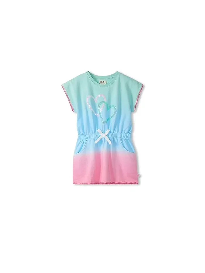 Платье омбре Opal ombre Pull-On Dress Hatley Kids — серебристый