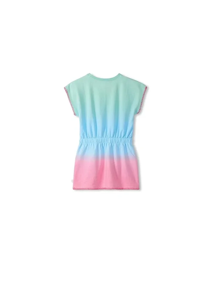 Платье омбре Opal ombre Pull-On Dress Hatley Kids — изображение 2 из 3, опаловый