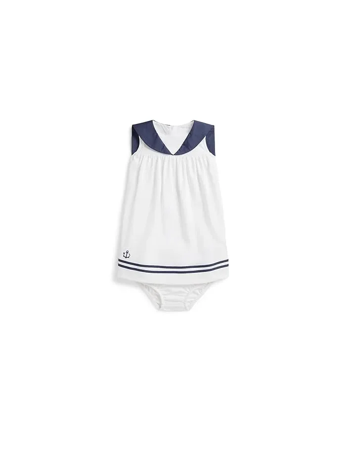 Платье с матросским воротником Cotton Interlock Sailor Polo Ralph Lauren Kids