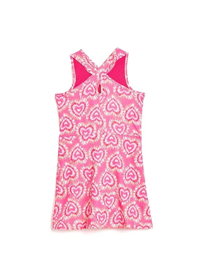 Платье A-line с принтом Active A-Line Dress Hatley Kids — изображение 2 из 3, экру