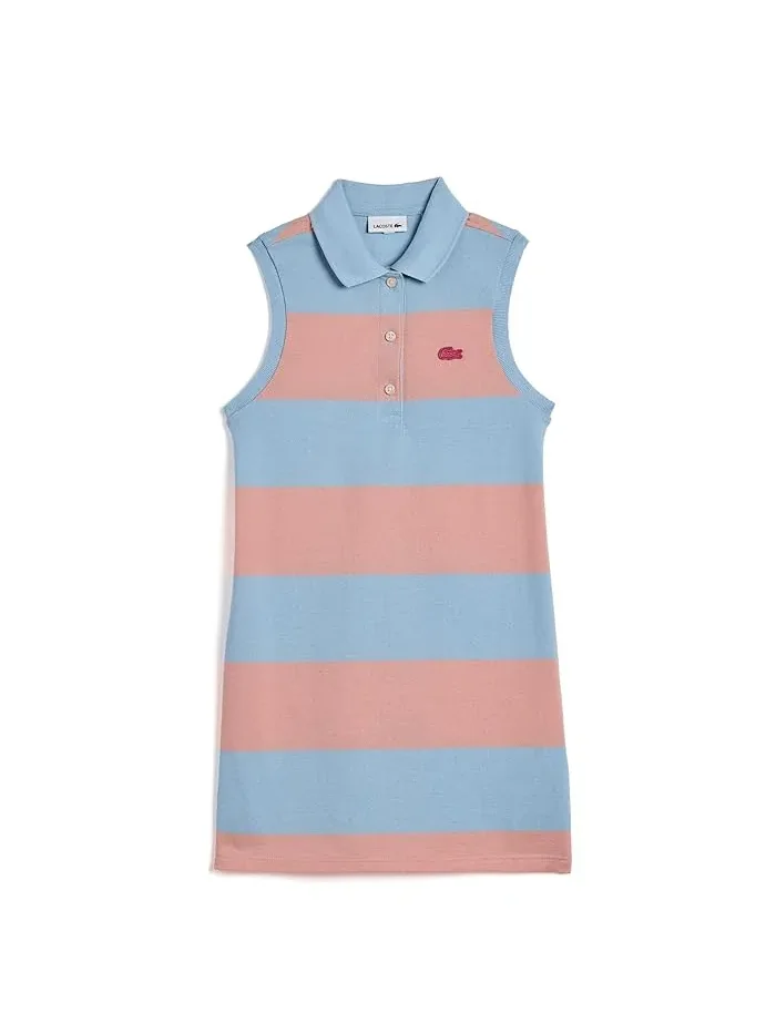 Платье без рукавов из пике Lacoste Kids