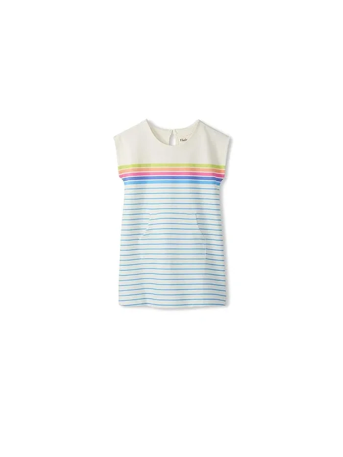 Платье свободное Rainbow Stripe Hatley Kids, Cami Lace — изображение 1 из 2, кружевной