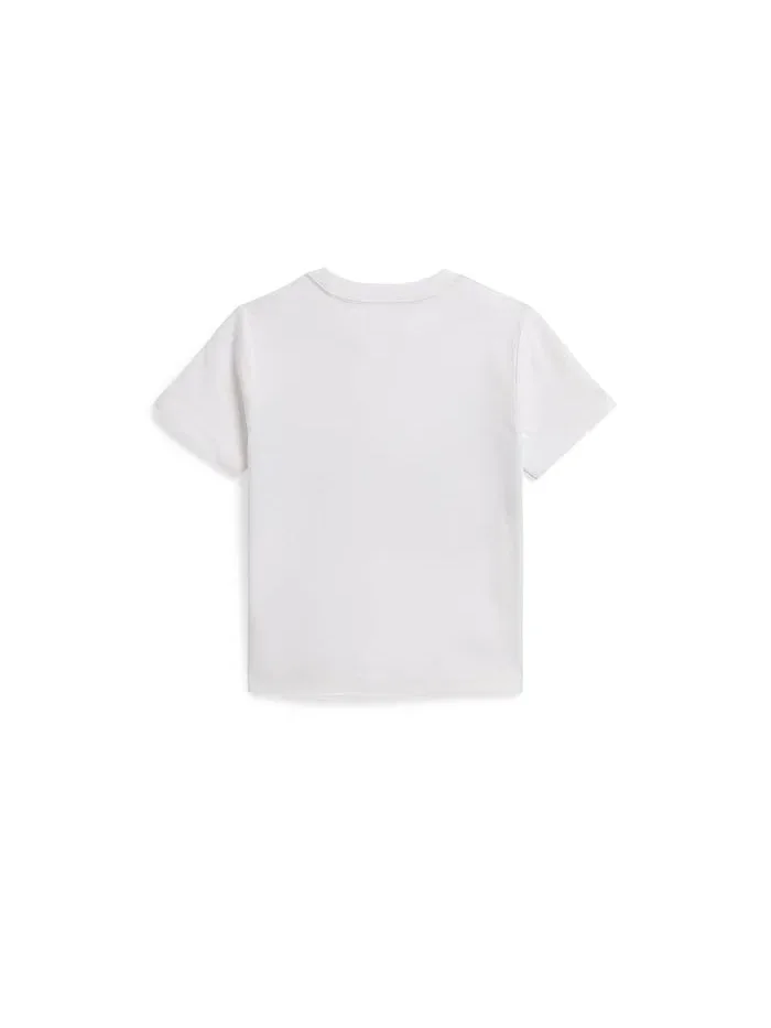 Футболка с принтом акулы Polo Ralph Lauren Kids — изображение 2 из 2, белый