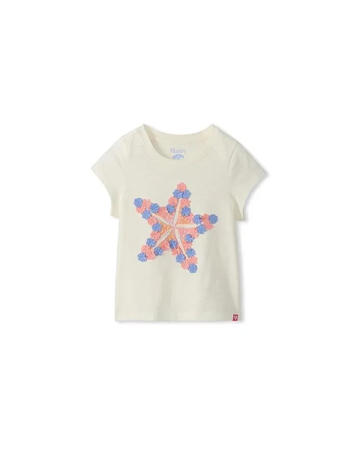 Футболка с принтом Starfish Hatley Kids, Cami Lace — изображение 1 из 2, кружевной
