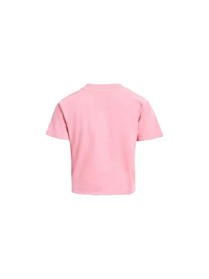 Футболка с завязками Allison Appaman Kids — изображение 2 из 3, розовый