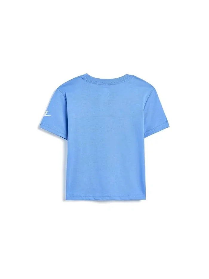 Футболка хлопковая Futura T-Shirt Nike Kids — изображение 2 из 3, синий