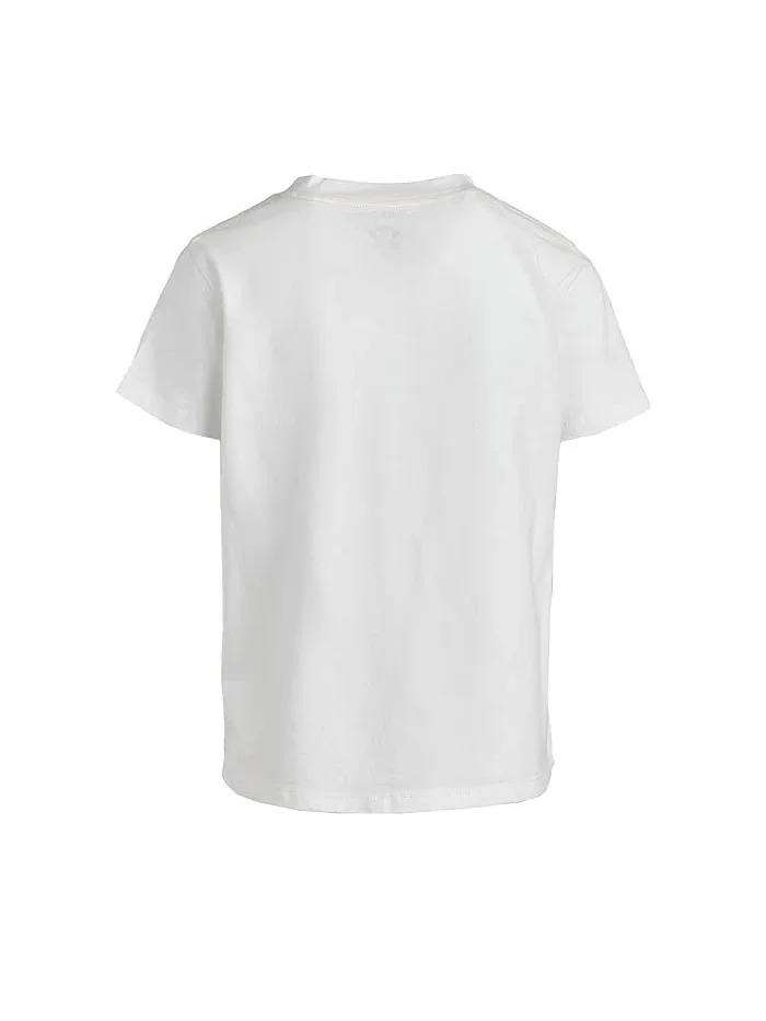 Футболка с принтом Circle Tee Appaman Kids — изображение 2 из 3, белый