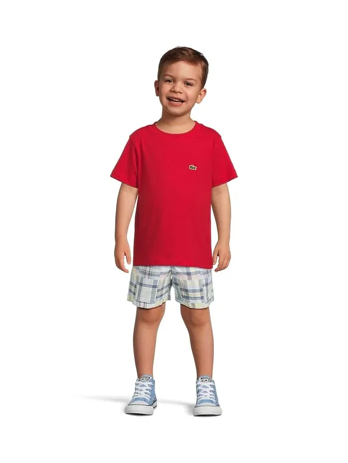 Футболка повседневная Core Tee Lacoste Kids, Rogue — изображение 4 из 4, серый