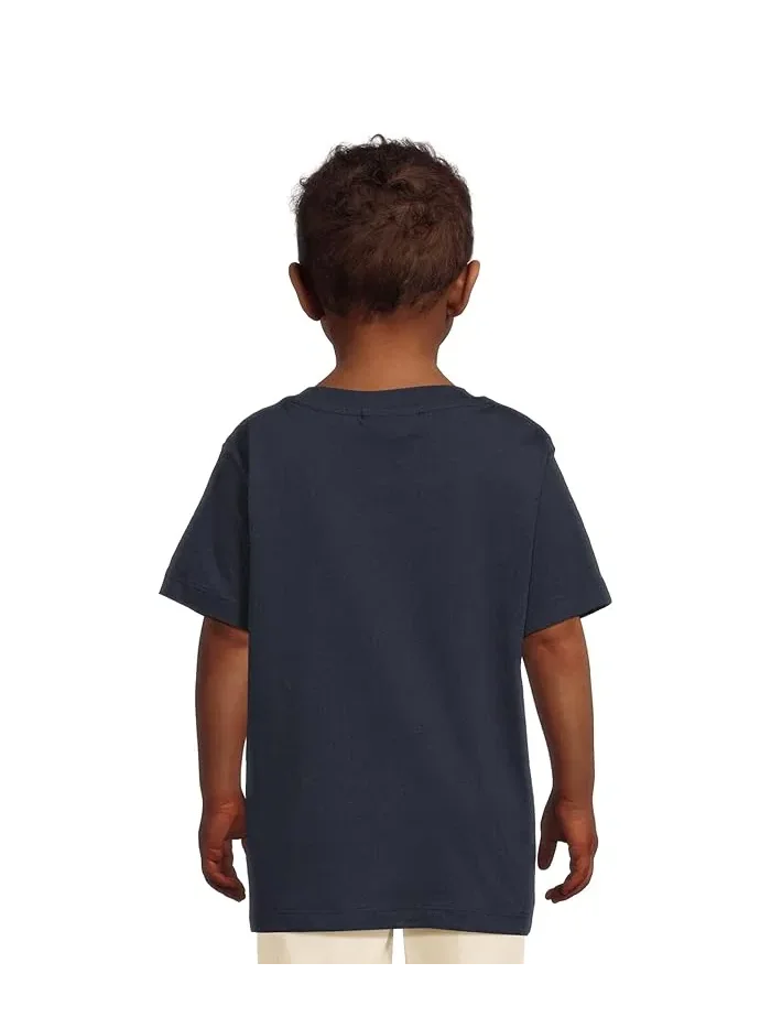 Футболка хлопковая Core Tee Lacoste Kids — изображение 2 из 4, морской