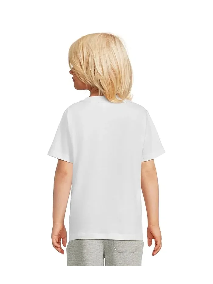 Футболка хлопковая Core Tee Lacoste Kids — изображение 2 из 4, белый