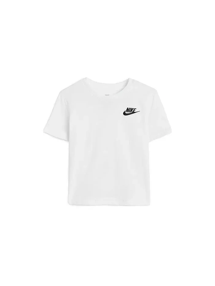 Футболка хлопковая Club T-Shirt Nike Kids — изображение 1 из 3, белый