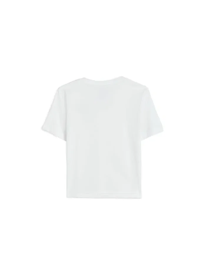 Футболка хлопковая Club T-Shirt Nike Kids — изображение 2 из 3, белый