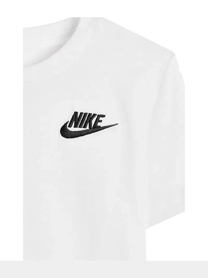 Футболка хлопковая Club T-Shirt Nike Kids — изображение 3 из 3, белый