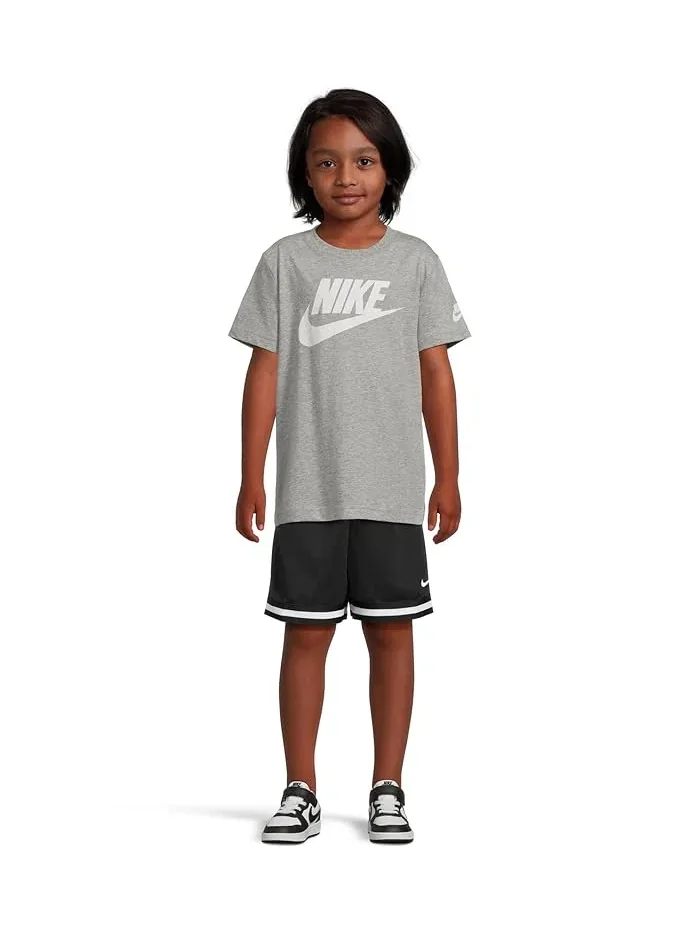 Футболка с логотипом Futura Nike Kids — изображение 4 из 4, темный серый