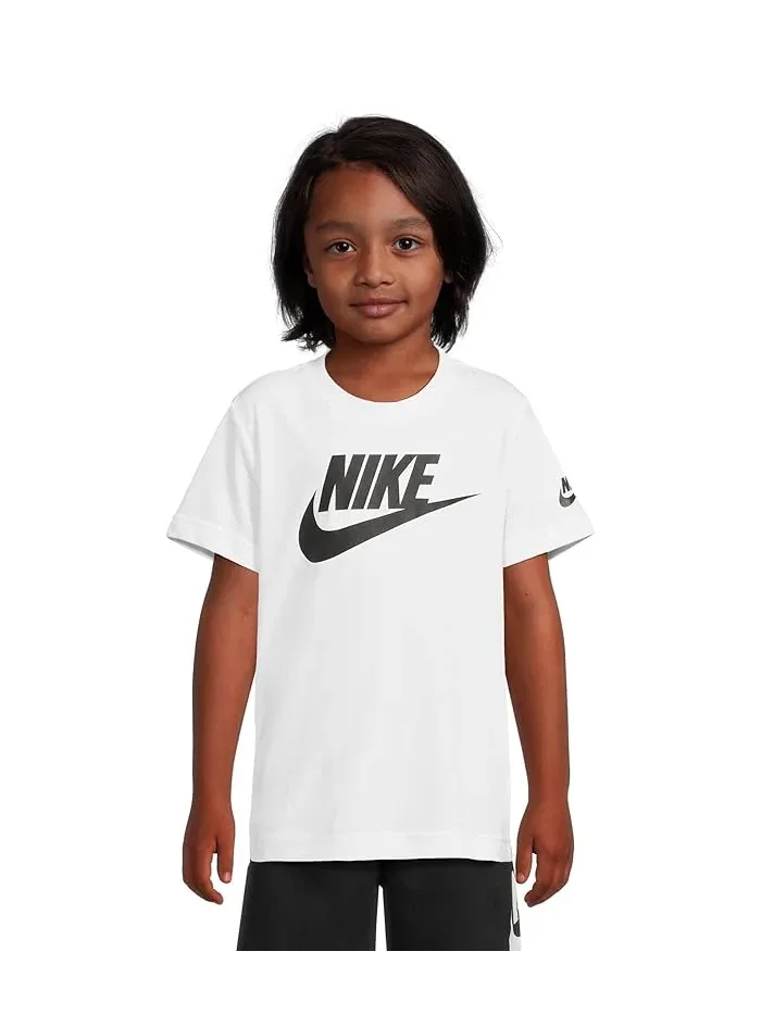 Футболка с логотипом Futura Futura T-Shirt (Little Kid) Nike Kids — изображение 1 из 2, белый