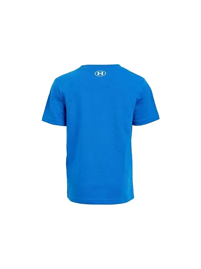 Футболка Athletic Department короткий рукав Under Armour Kids — изображение 2 из 3, черный/черный/белый