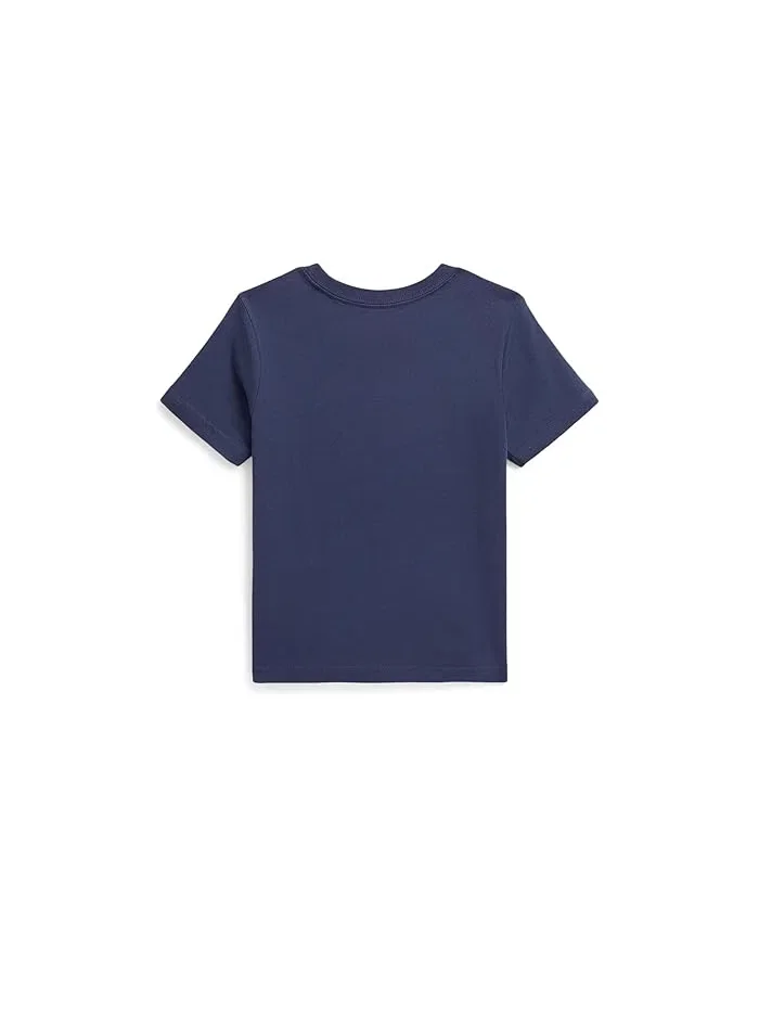 Футболка с принтом хлопок Cotton Jersey Graphic Tee Polo Ralph Lauren Kids — изображение 2 из 2, белый