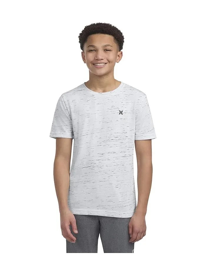 Футболка с круглым вырезом Cloud Slub Hurley Kids — изображение 1 из 3, черный/белый