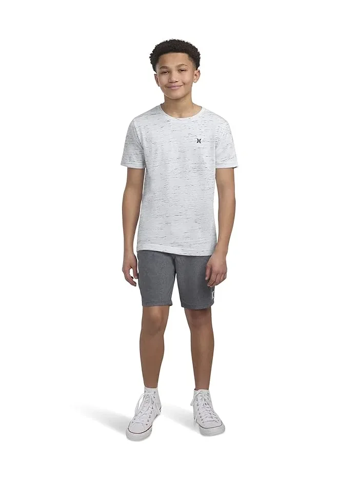 Футболка с круглым вырезом Cloud Slub Hurley Kids — изображение 2 из 3, черный/белый