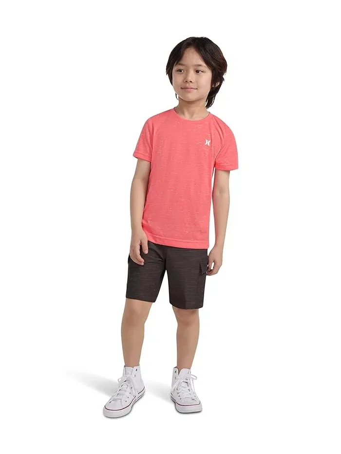 Футболка Cloud Slub Crew Neck Hurley Kids — изображение 2 из 3, оранжевый