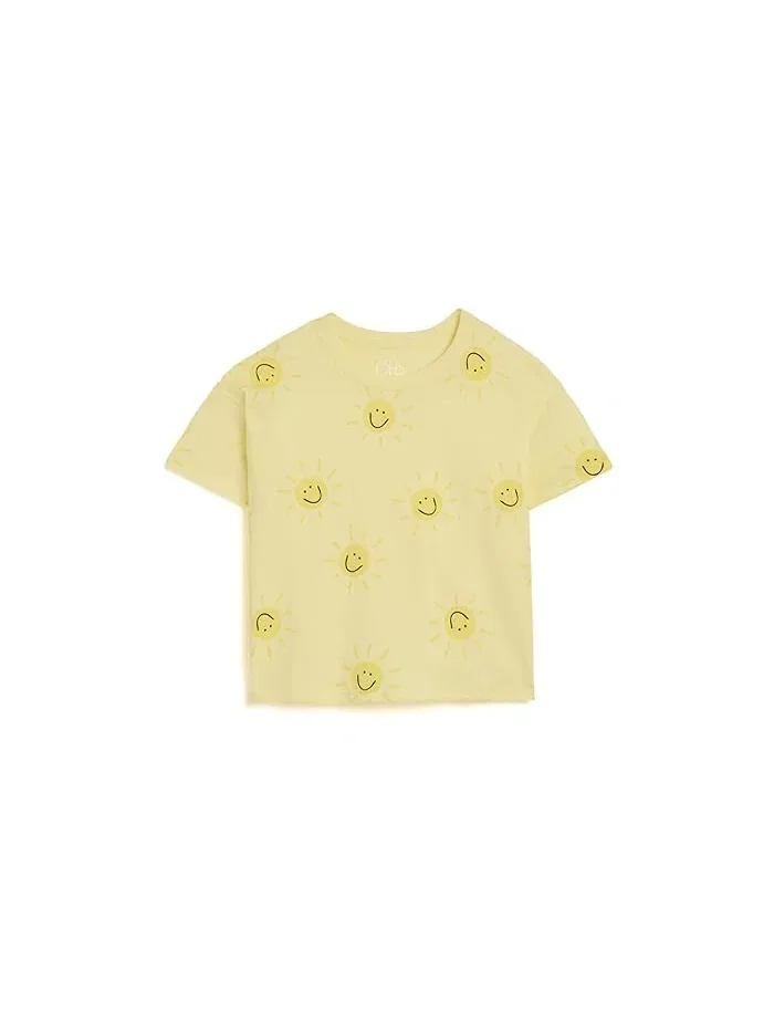Футболка с принтом Cotton Jersey Devin Tee Chaser Kids — изображение 1 из 3, панна-котта