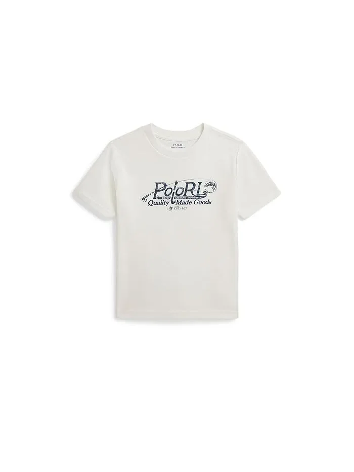 Футболка хлопковая Logo Cotton Jersey Tee Polo Ralph Lauren Kids