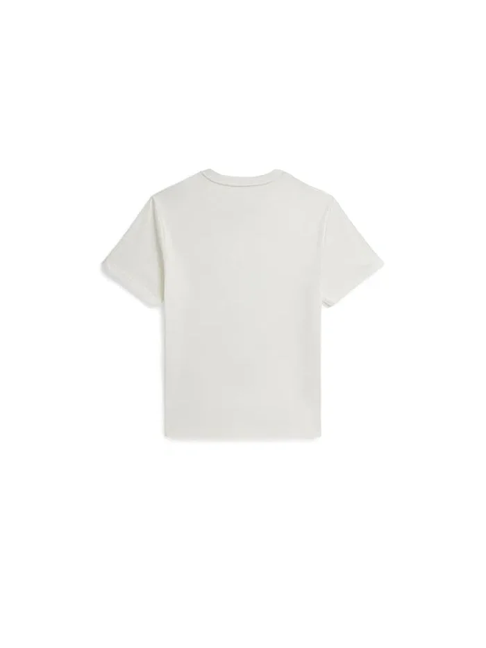 Футболка с медвежонком Polo Bear хлопок Polo Ralph Lauren Kids — изображение 2 из 3, розовый