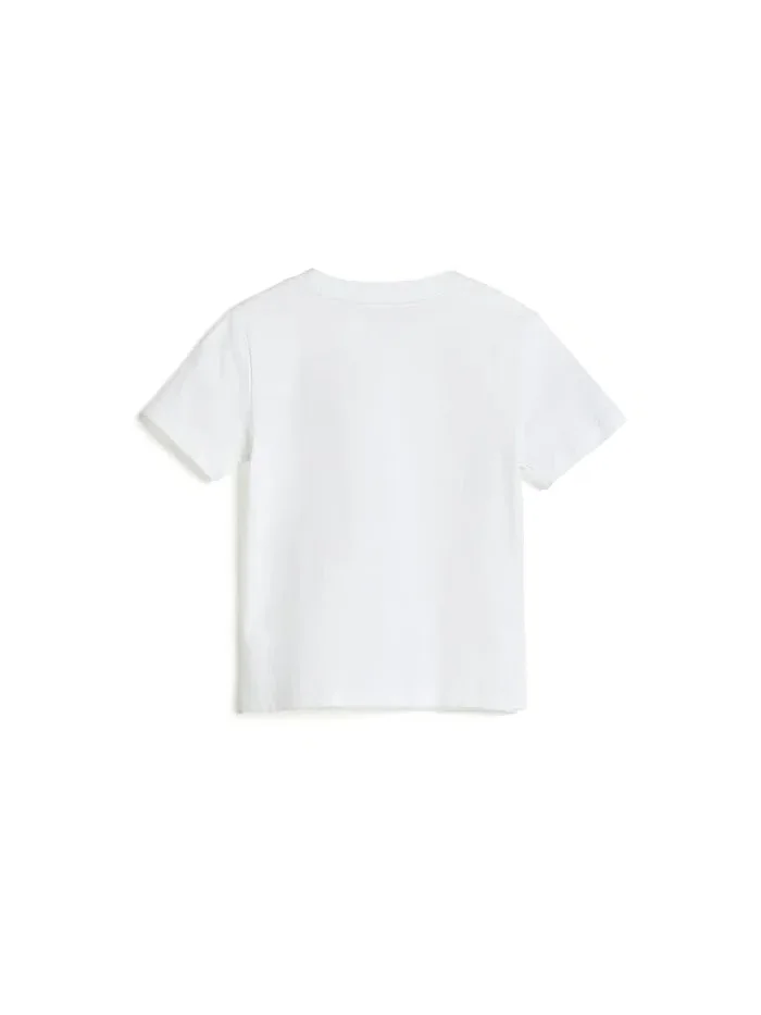 Футболка Big Pony Cotton Jersey Tee Polo Ralph Lauren Kids — изображение 2 из 3, белый