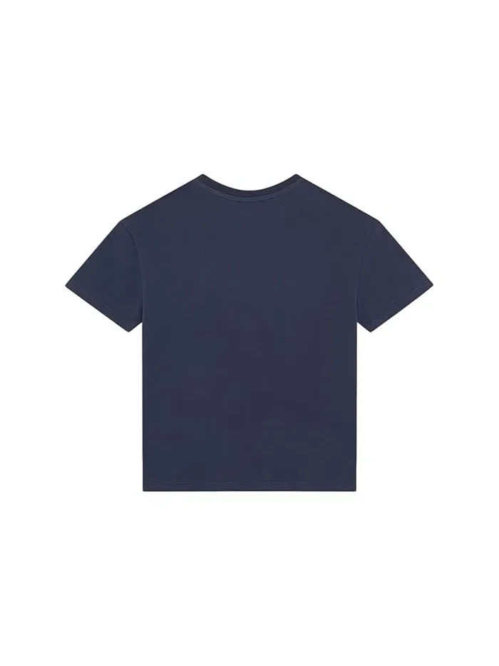 Футболка с черепахой Gabin Vilebrequin Kids — изображение 2 из 2, темно-синий