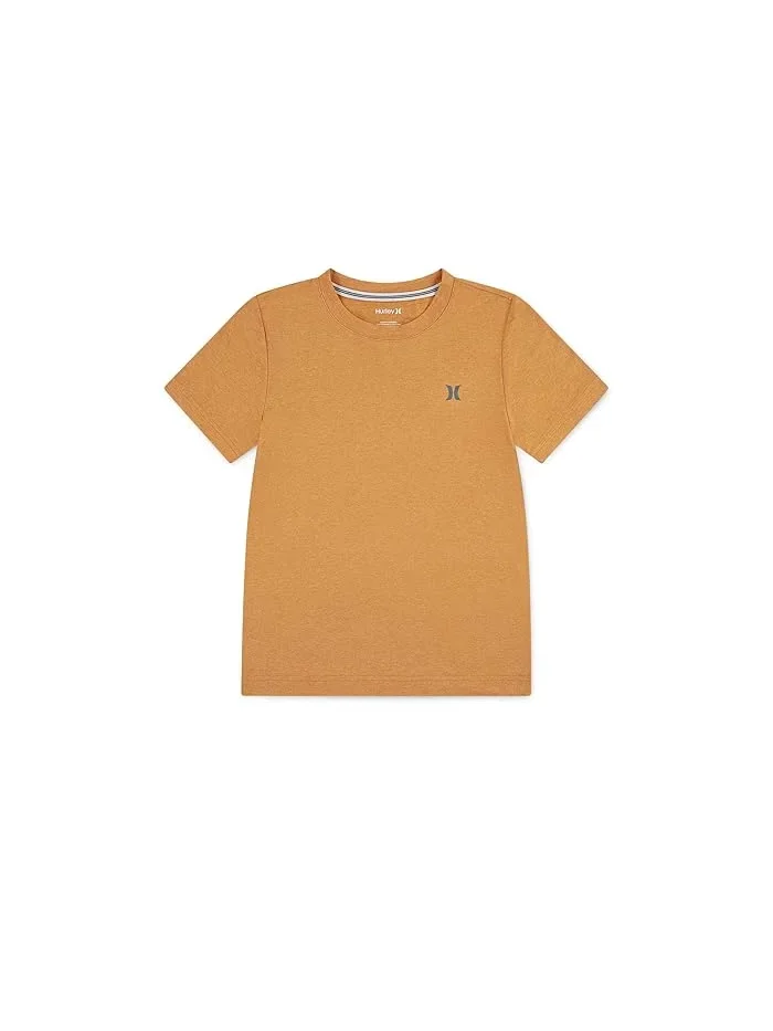 Футболка Hurley Kids H20-Dri Sunset Knit Tee — изображение 1 из 3, оранжевый кремовый