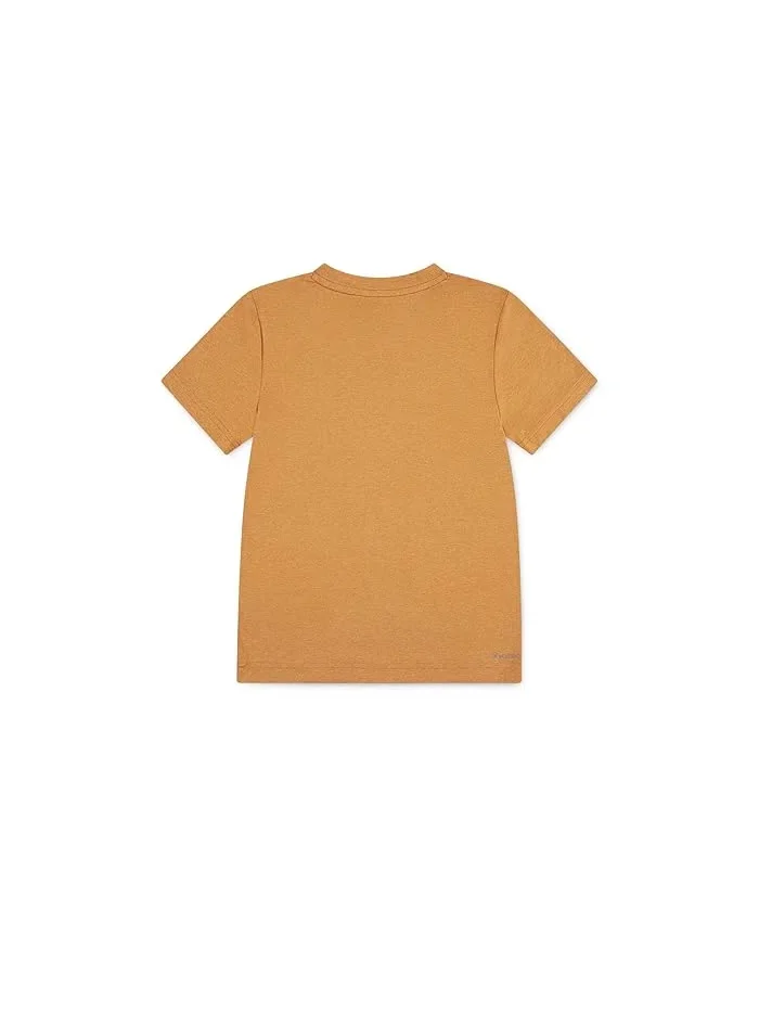 Футболка Hurley Kids H20-Dri Sunset Knit Tee — изображение 2 из 3, оранжевый кремовый