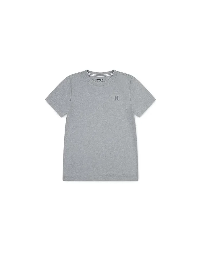 Футболка Hurley Kids H20-Dri Sunset Knit Tee — изображение 1 из 3, темный серый