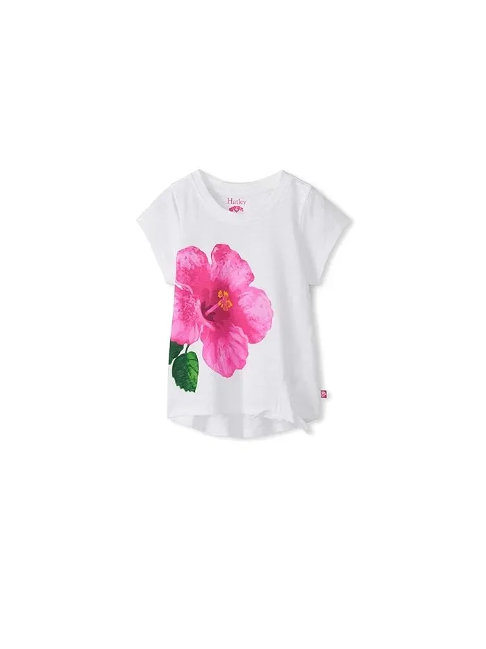 Футболка с завязками спереди Hibiscus Tie Front Tee Hatley Kids