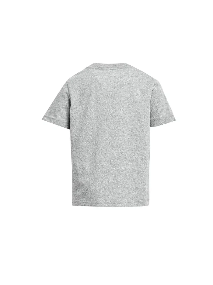 Футболка с принтом Soccer Motion Heather Tee Adidas Kids — изображение 2 из 3, серый