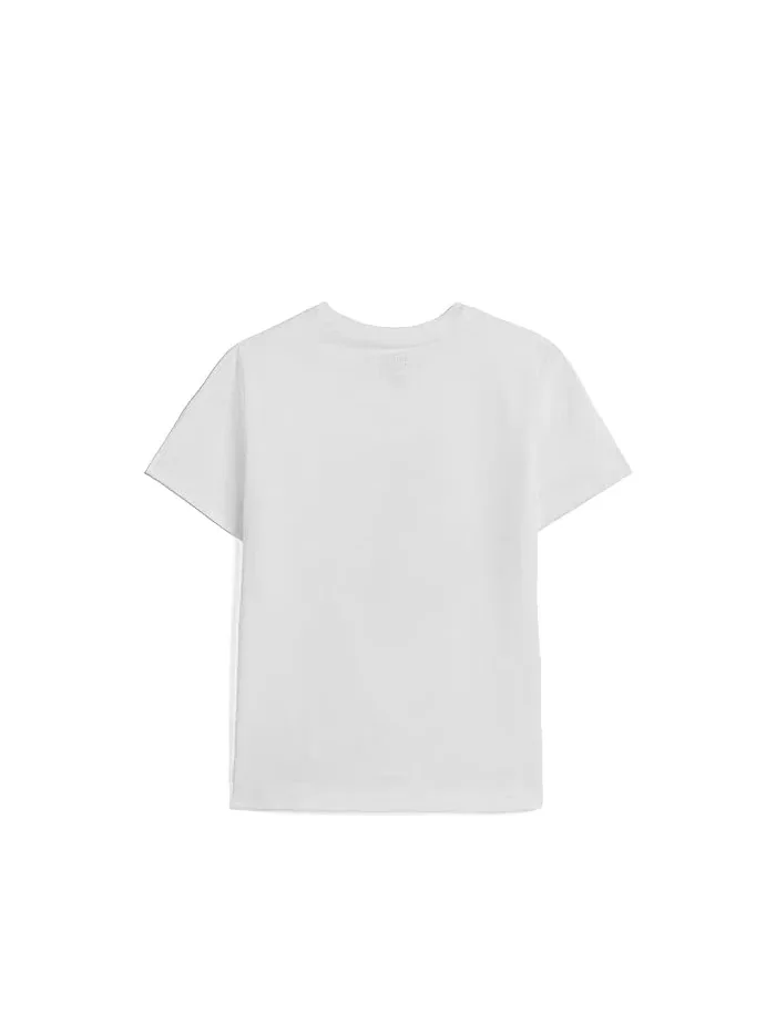 Футболка с якорным принтом Polo Ralph Lauren Kids — изображение 2 из 3, белый