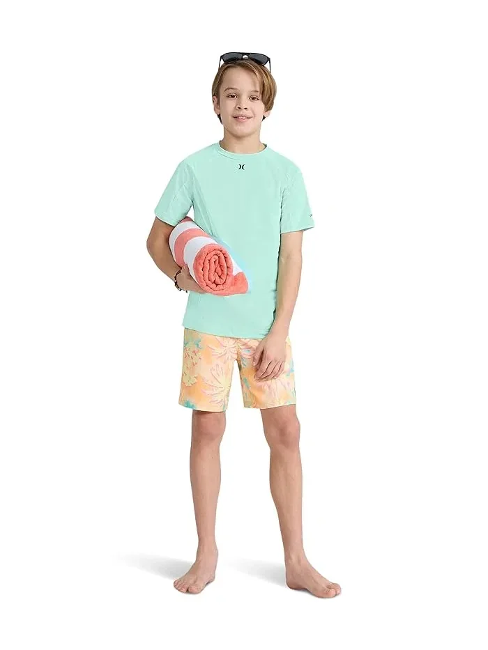 Футболка с защитой UPF 50+ Hurley Kids Icon Blocked UPF Top — изображение 2 из 3, мятный мармелад