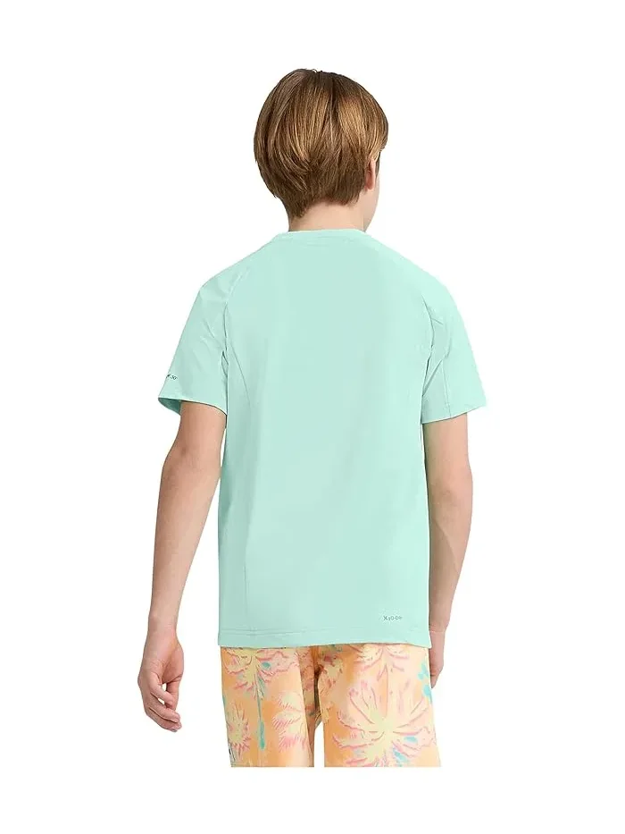 Футболка с защитой UPF 50+ Hurley Kids Icon Blocked UPF Top — изображение 3 из 3, мятный мармелад
