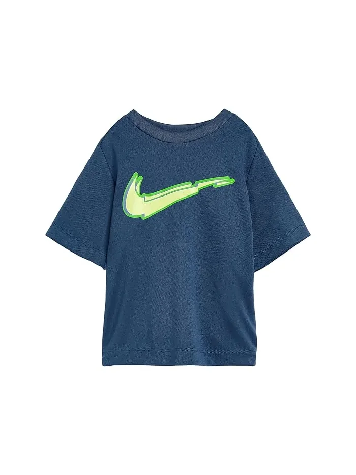 Футболка Dri-FIT Bold Moves T-Shirt Nike Kids — изображение 1 из 3, темно-синий