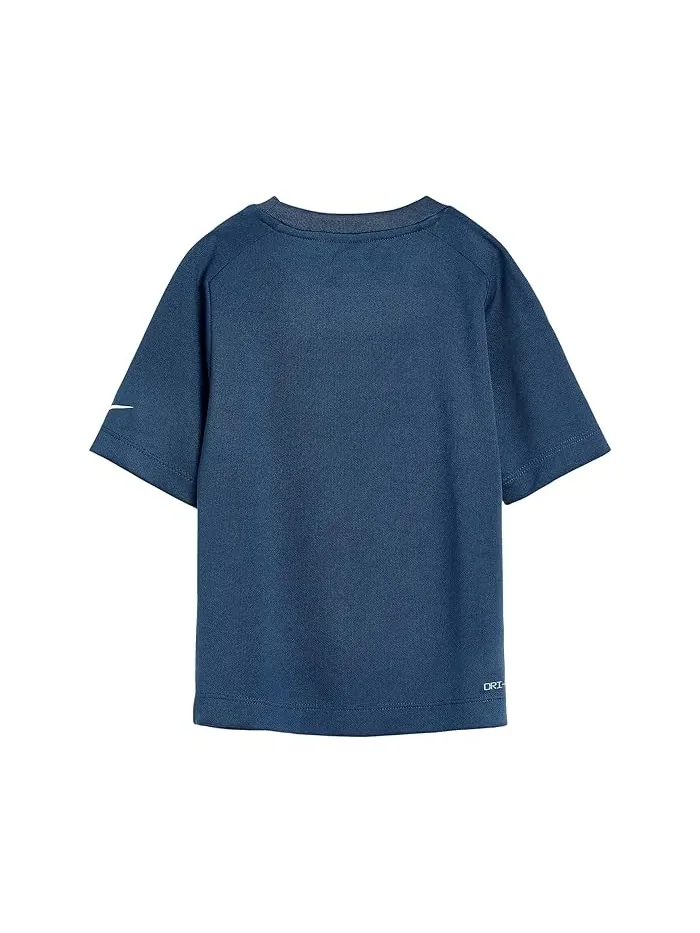 Футболка Dri-FIT Bold Moves T-Shirt Nike Kids — изображение 2 из 3, темно-синий