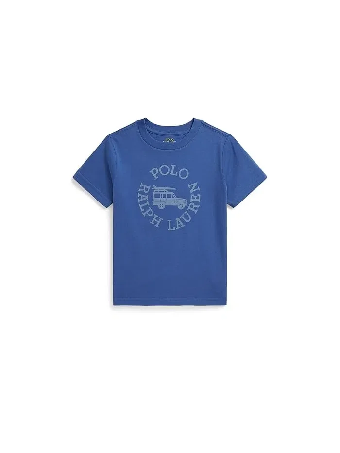 Футболка с логотипом хлопок Polo Ralph Lauren Kids