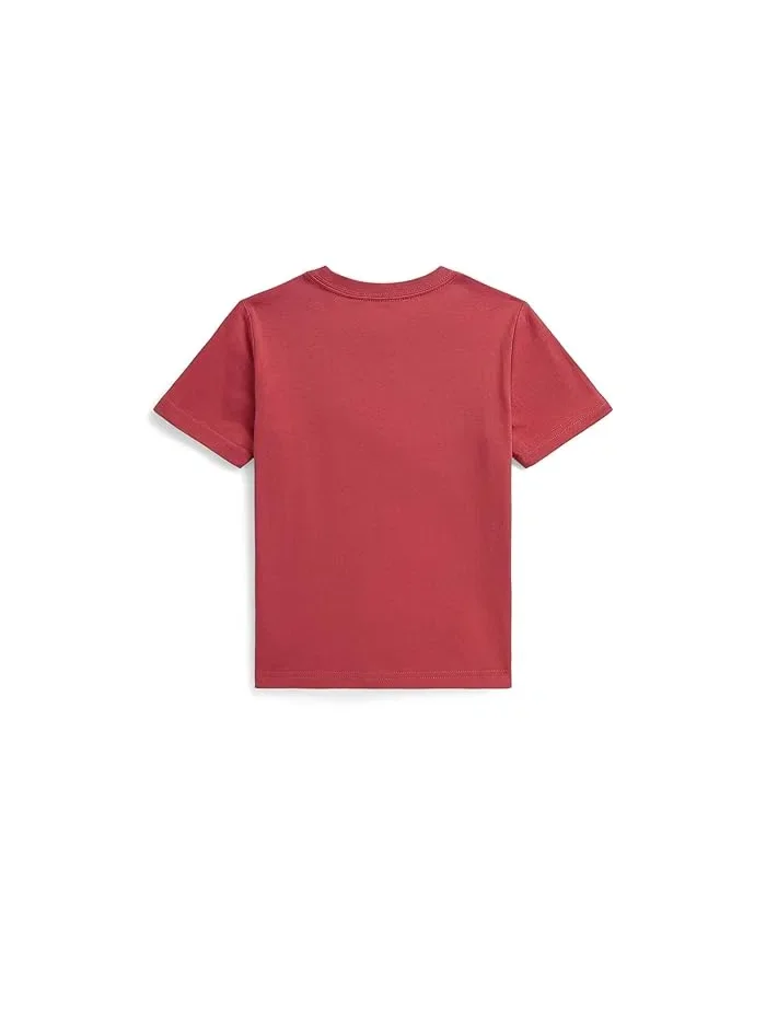 Футболка Polo Ralph Lauren Kids Logo Cotton Jersey Tee — изображение 2 из 2, красный