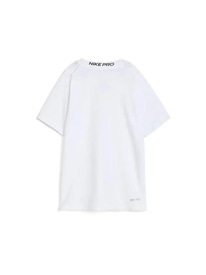 Футболка Nike Kids Pro Short Sleeve — изображение 2 из 3, белый