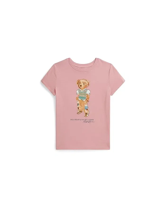 Футболка с Polo Bear хлопок Polo Bear Cotton Jersey Tee Polo Ralph Lauren Kids